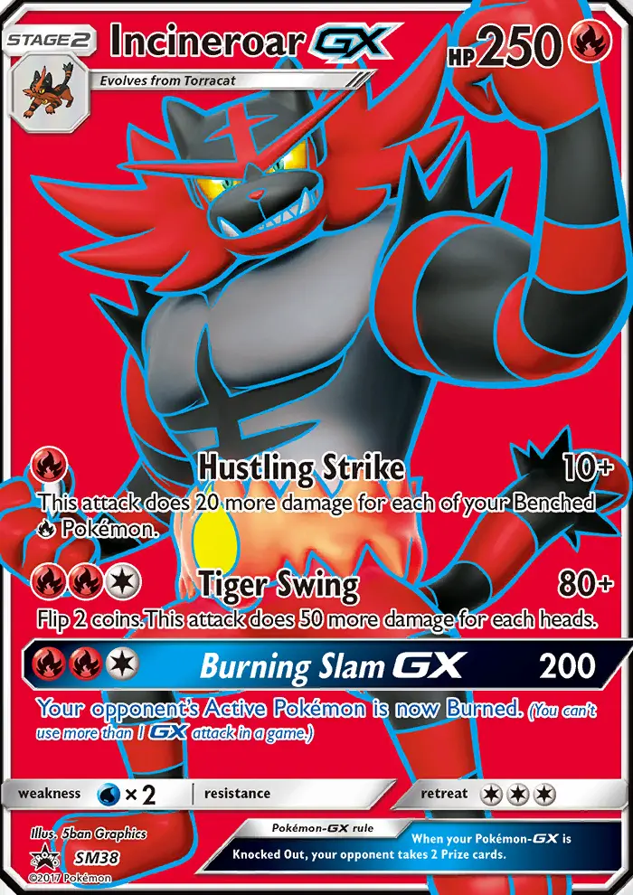Incineroar GX (#SM38) — SMP SM38