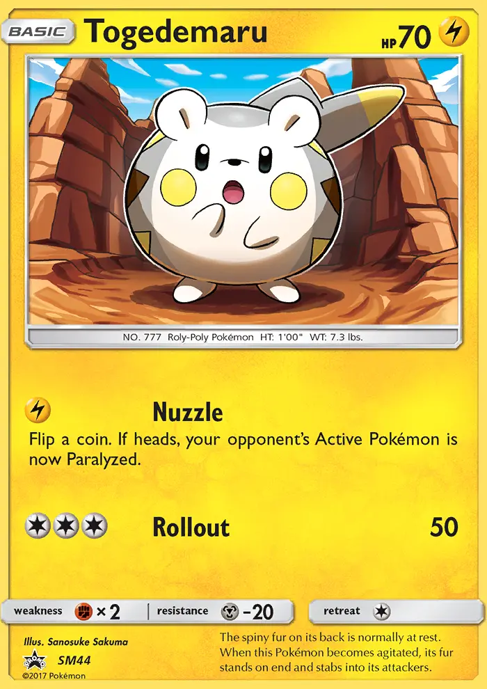 Togedemaru (#SM44) — SMP SM44