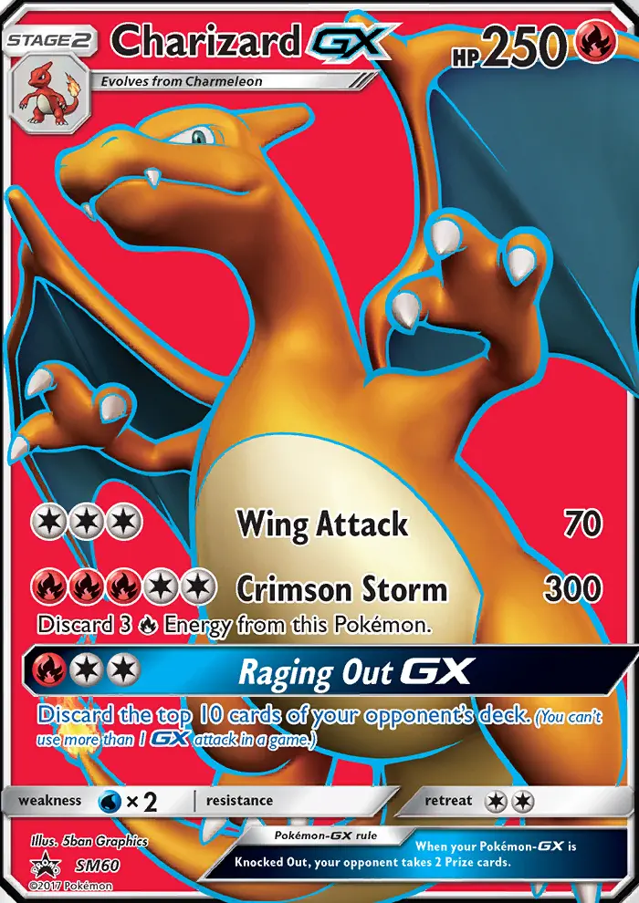 Charizard GX (#SM60) — SMP SM60