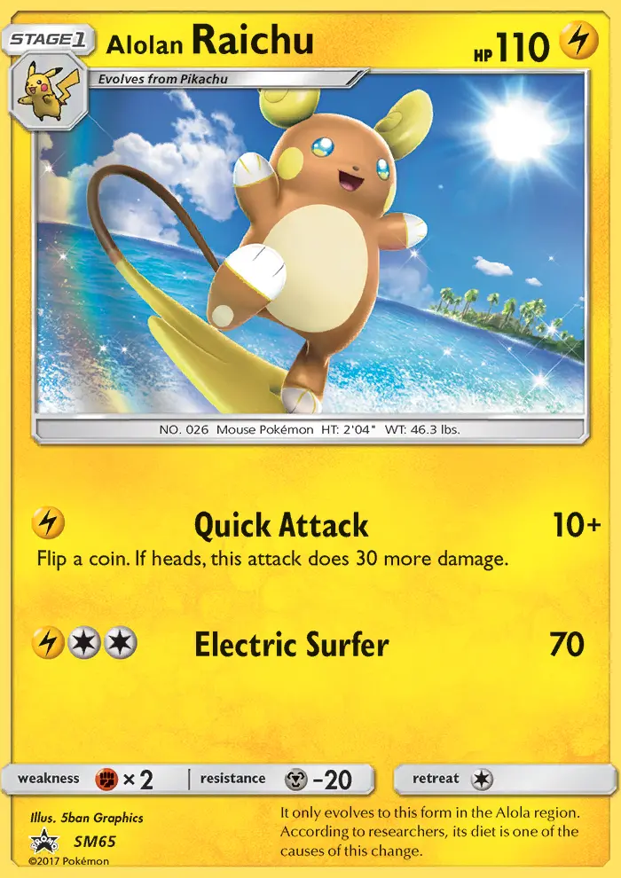 Alolan Raichu (#SM65) — SMP SM65