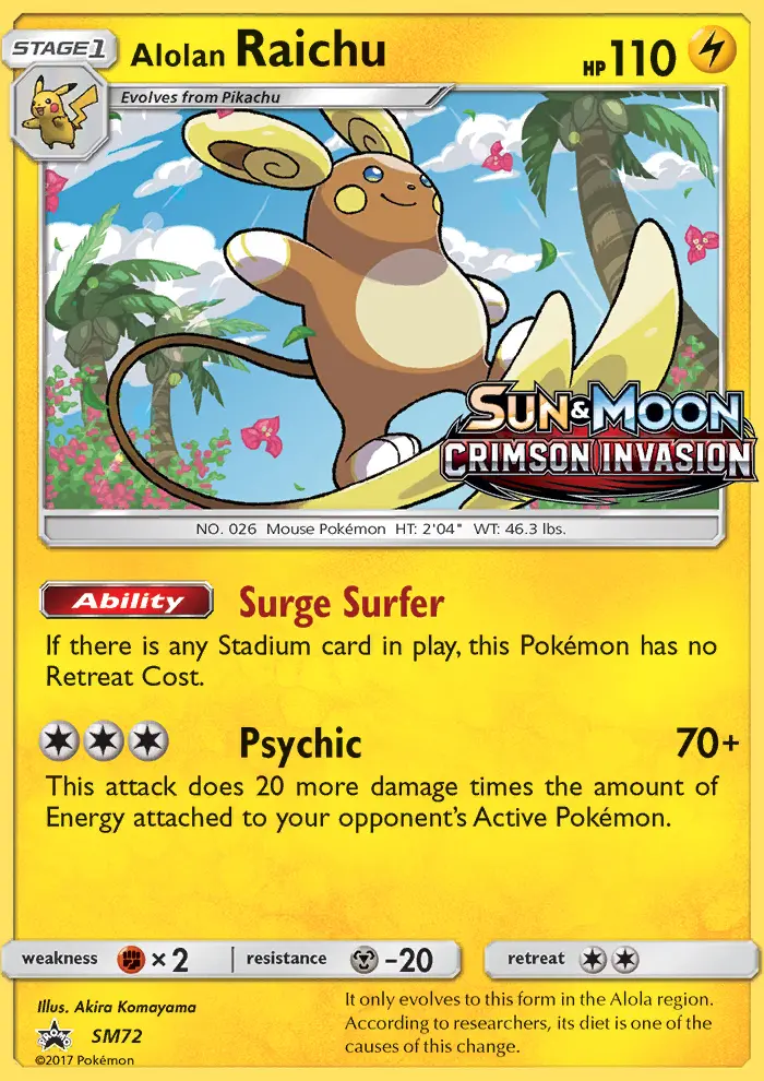 Alolan Raichu (#SM72) — SMP SM72