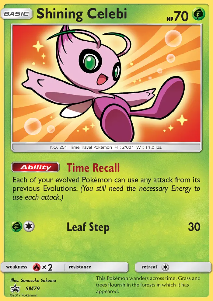 Shining Celebi (#SM79) — SMP SM79