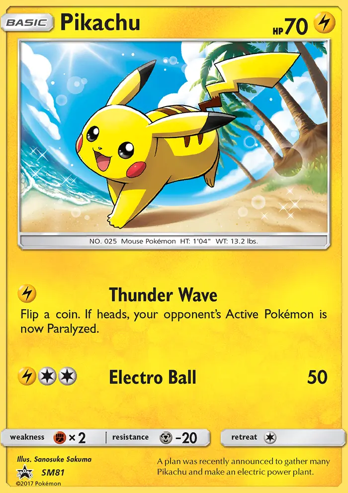 Pikachu (#SM81) — SMP SM81