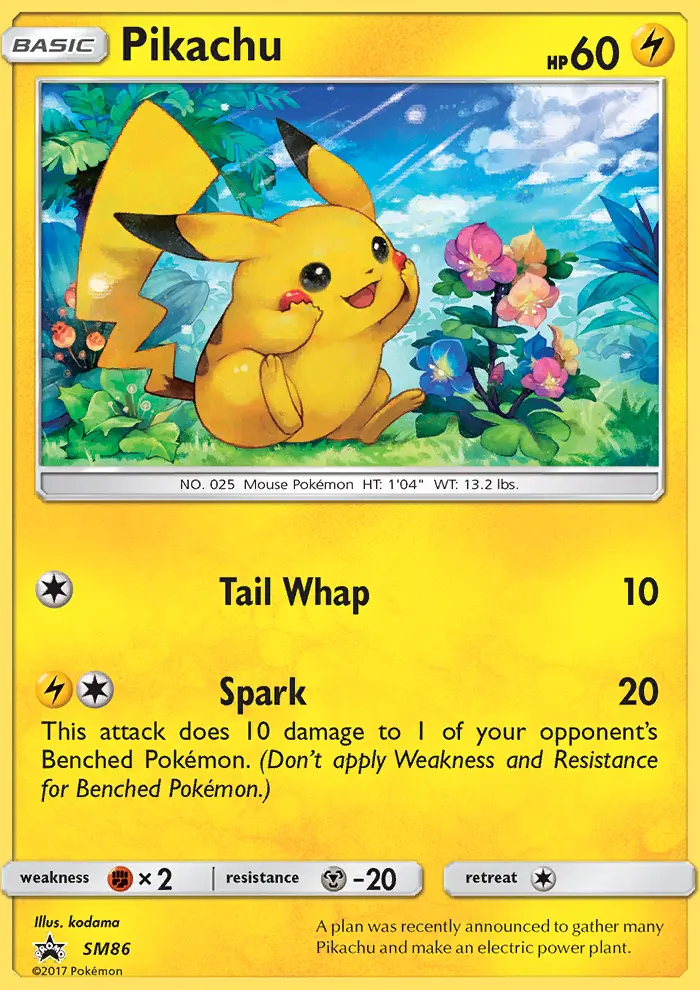 Pikachu (#SM86) — SMP SM86