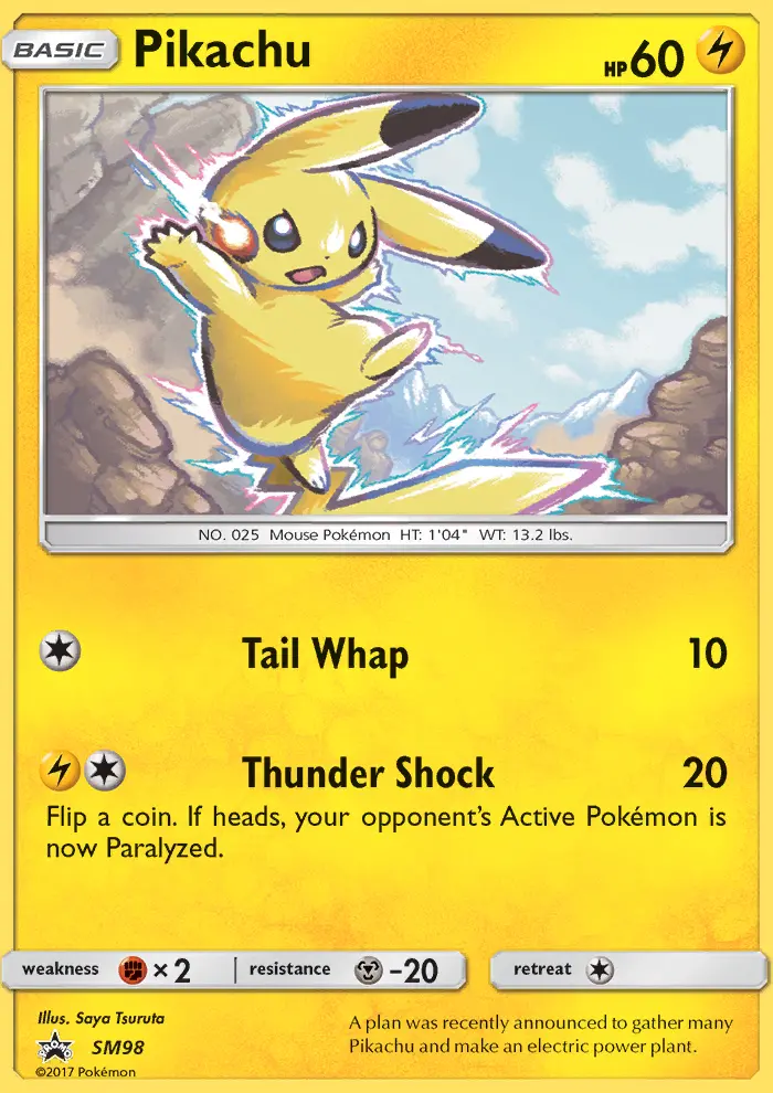Pikachu (#SM98) — SMP SM98