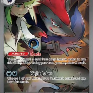 N's Zoroark ex (#185) — JTG 185