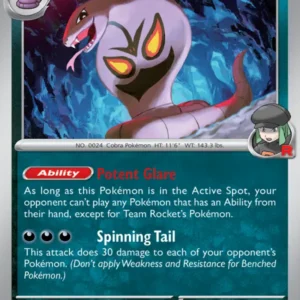 Team Rocket's Arbok (#113) — DRI 113