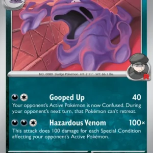 Team Rocket's Muk (#124) — DRI 124