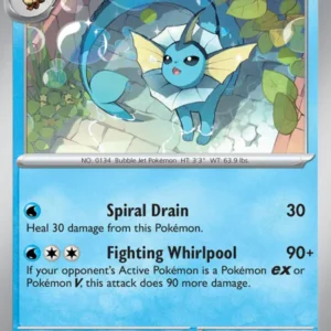 Vaporeon (#168) — SVP 168