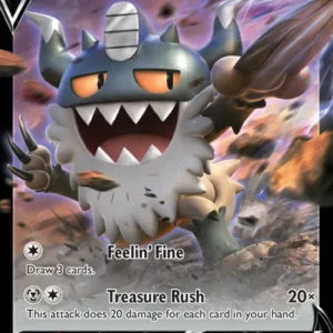 Galarian Perrserker V (#129) — LOR 129