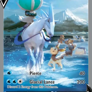 Ice Rider Calyrex V (#164) — CRE 164