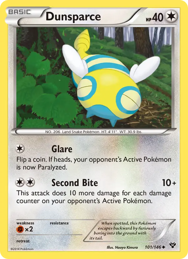 Dunsparce (#101) — XY 101
