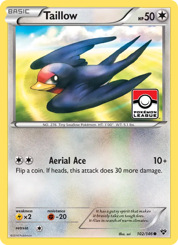 Taillow (#102) — XY 102