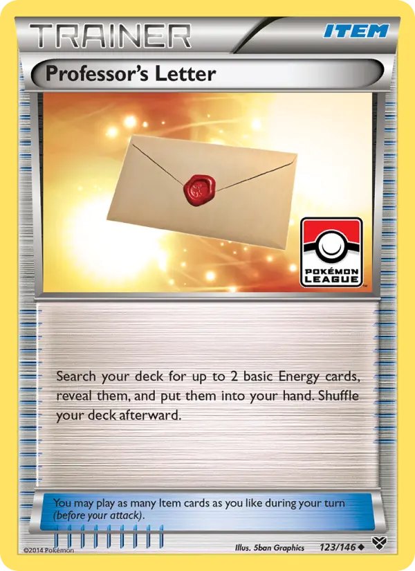 Professor's Letter (#123) — XY 123