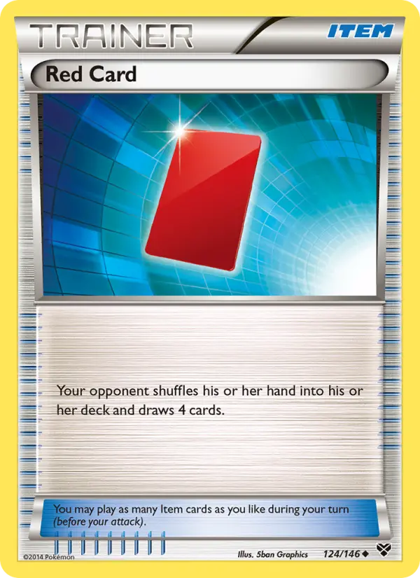 Red Card (#124) — XY 124
