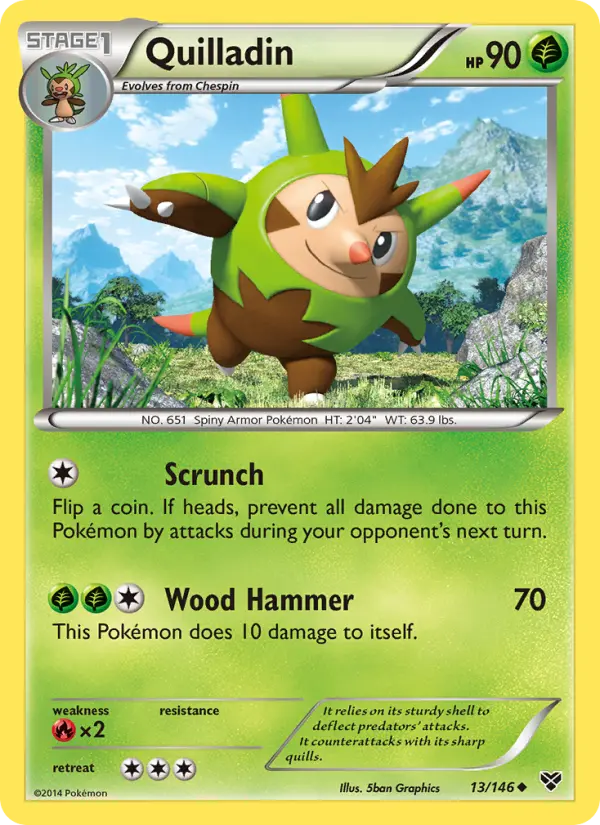 Quilladin (#13) — XY 013