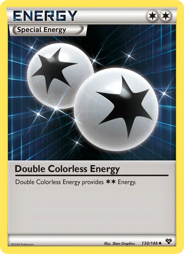 Double Colorless Energy (#130) — XY 130