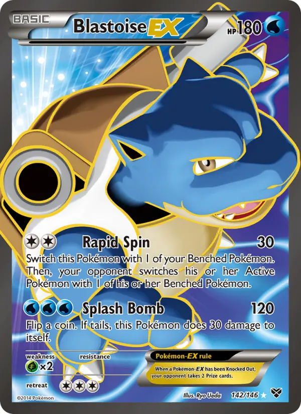 Blastoise EX (#142) — XY 142