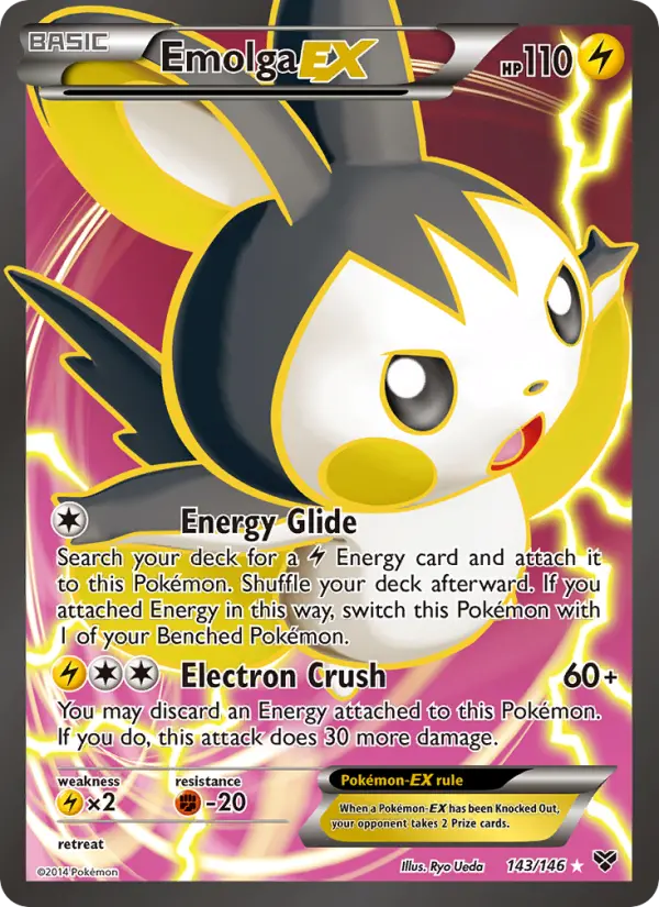 Emolga EX (#143) — XY 143