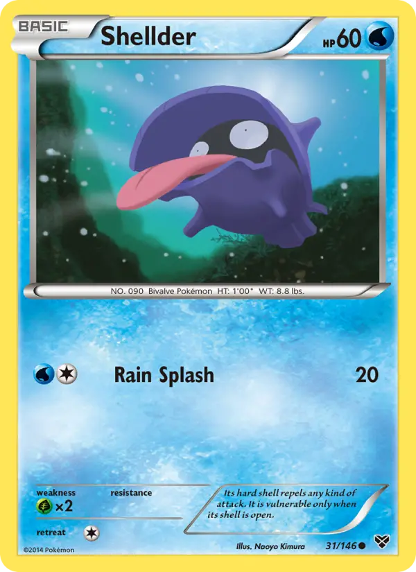 Shellder (#31) — XY 031