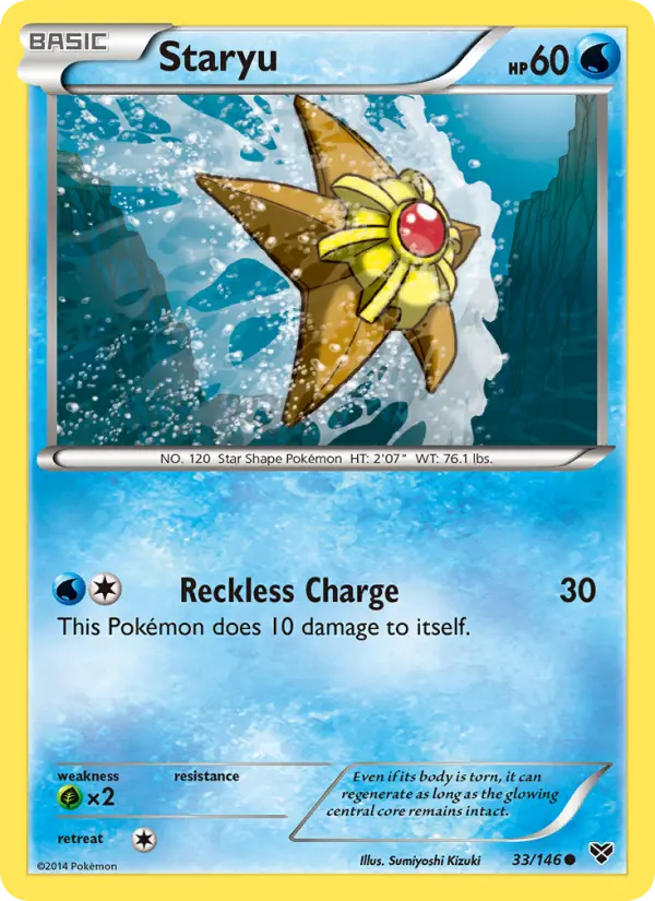 Staryu (#33) — XY 033