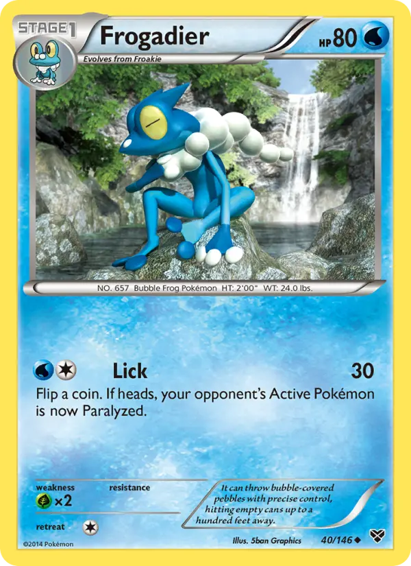 Frogadier (#40) — XY 040