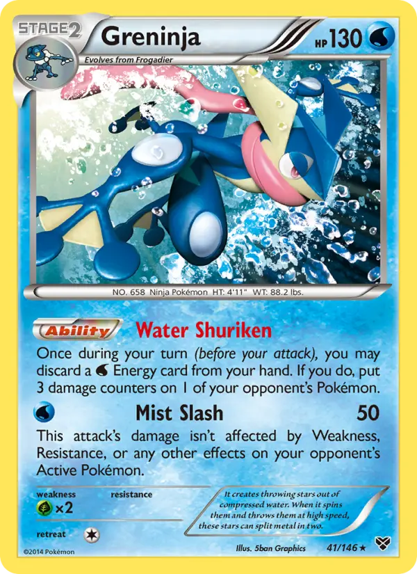 Greninja (#41) — XY 041