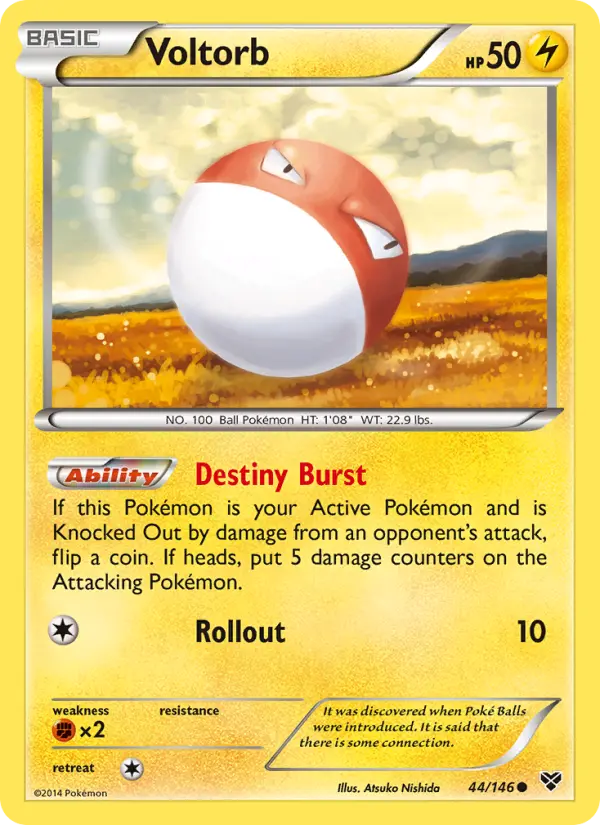 Voltorb (#44) — XY 044