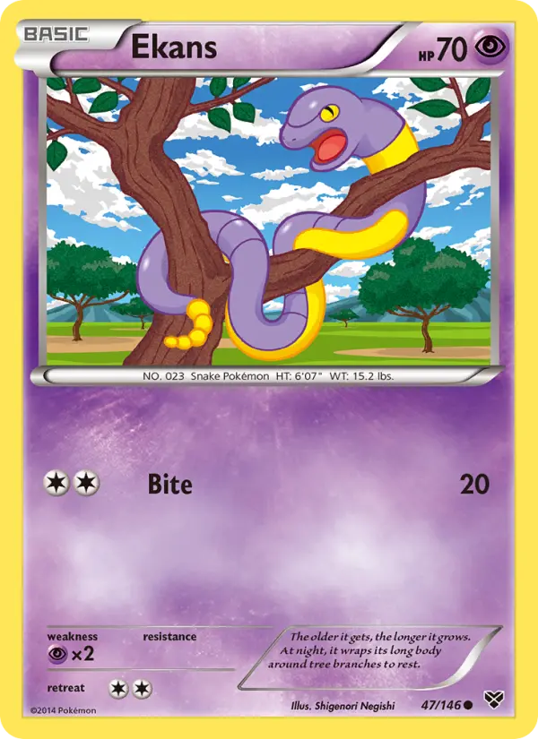 Ekans (#47) — XY 047