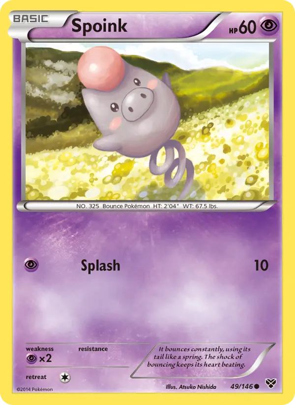 Spoink (#49) — XY 049