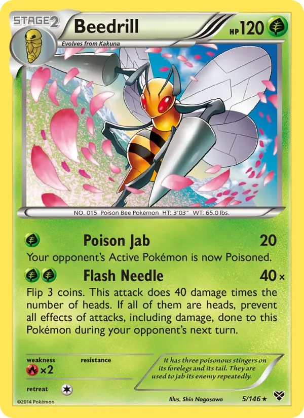 Beedrill (#5) — XY 005