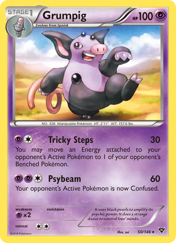 Grumpig (#50) — XY 050