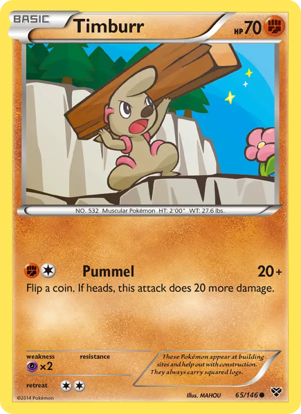 Timburr (#65) — XY 065