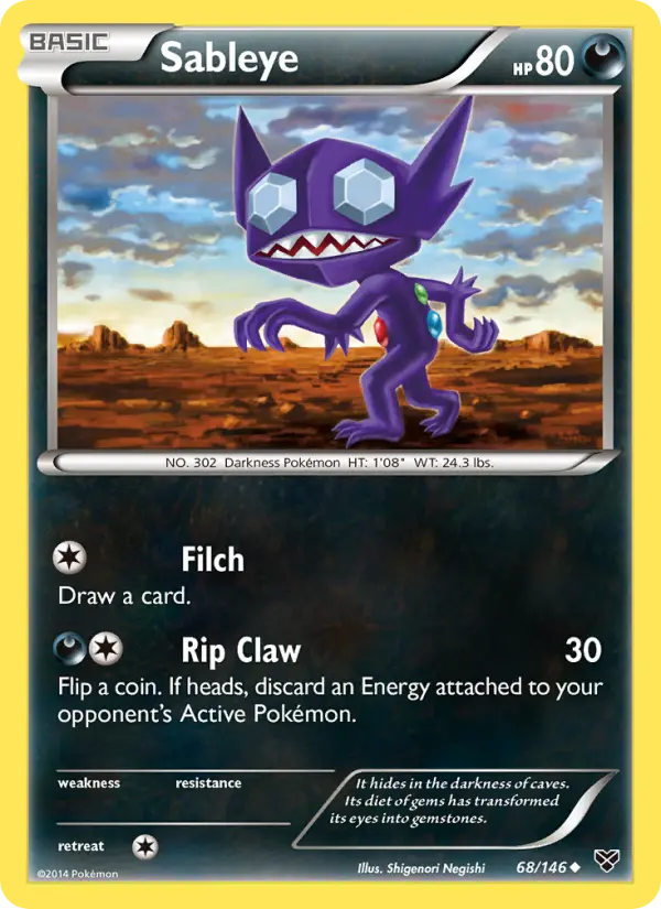 Sableye (#68) — XY 068