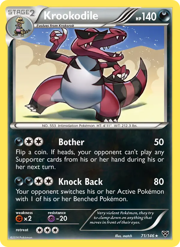 Krookodile (#71) — XY 071