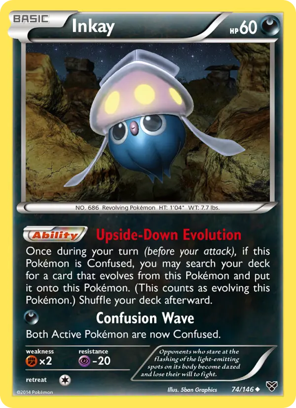 Inkay (#74) — XY 074