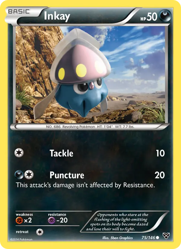 Inkay (#75) — XY 075