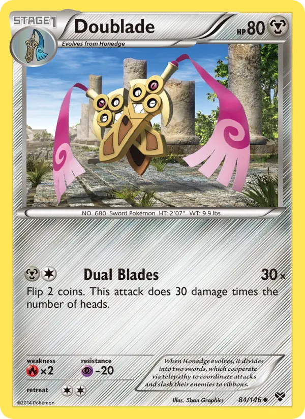 Doublade (#84) — XY 084