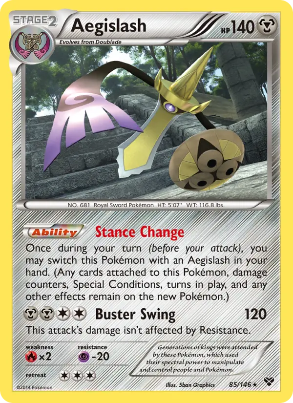 Aegislash (#85) — XY 085