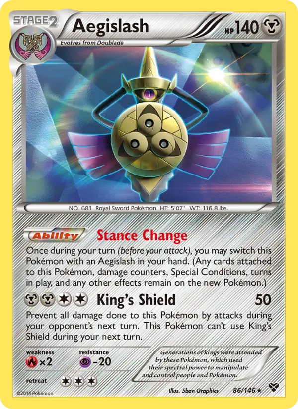 Aegislash (#86) — XY 086