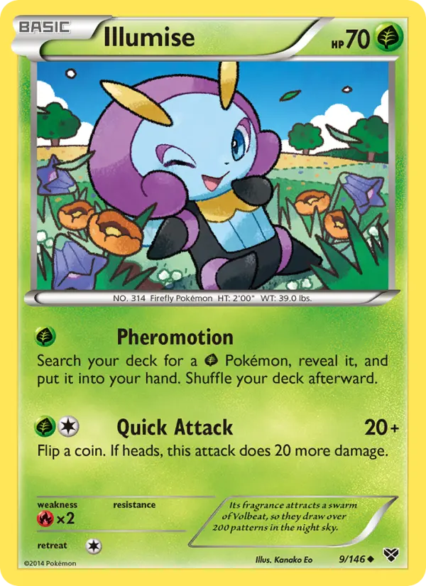 Illumise (#9) — XY 009