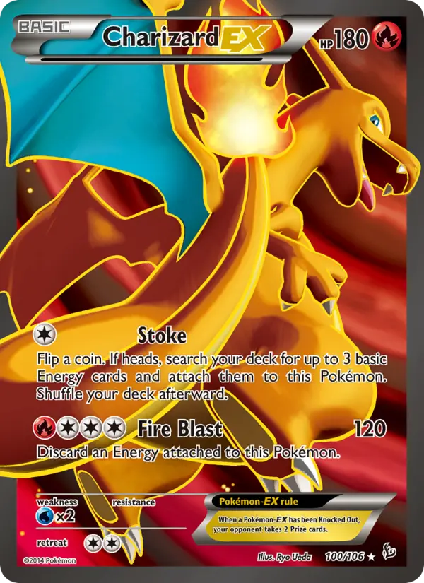 Charizard EX (#100) — FLF 100