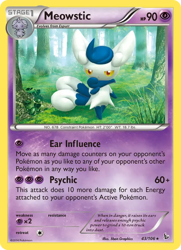 Meowstic (#43) — FLF 043