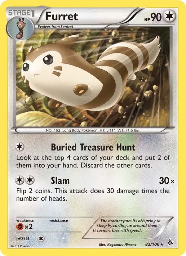 Furret (#82) — FLF 082