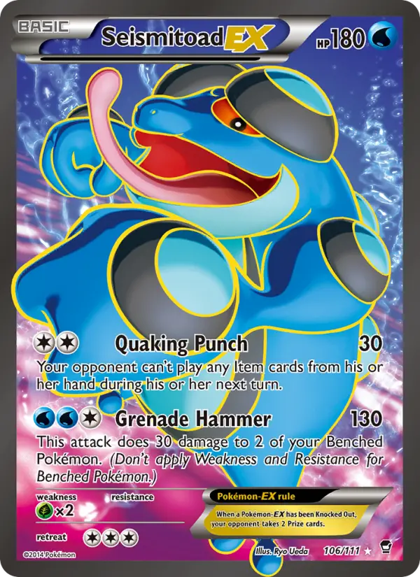 Seismitoad EX (#106) — FFI 106