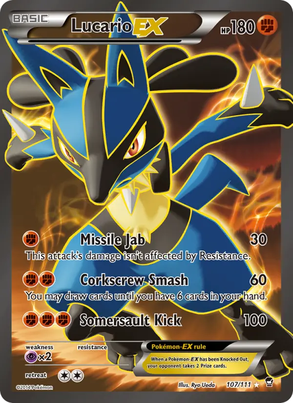 Lucario EX (#107) — FFI 107