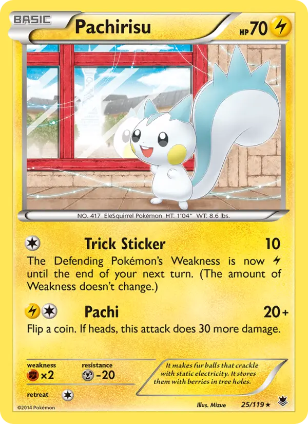 Pachirisu (#25) — PHF 025