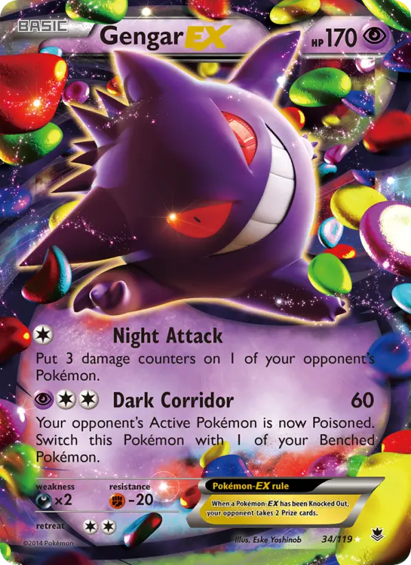 Gengar EX (#34) — PHF 034