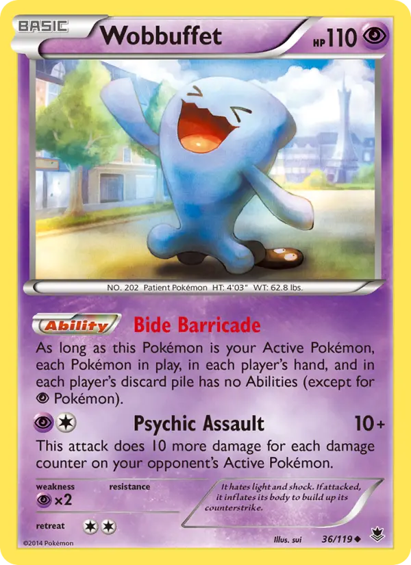 Wobbuffet (#36) — PHF 036