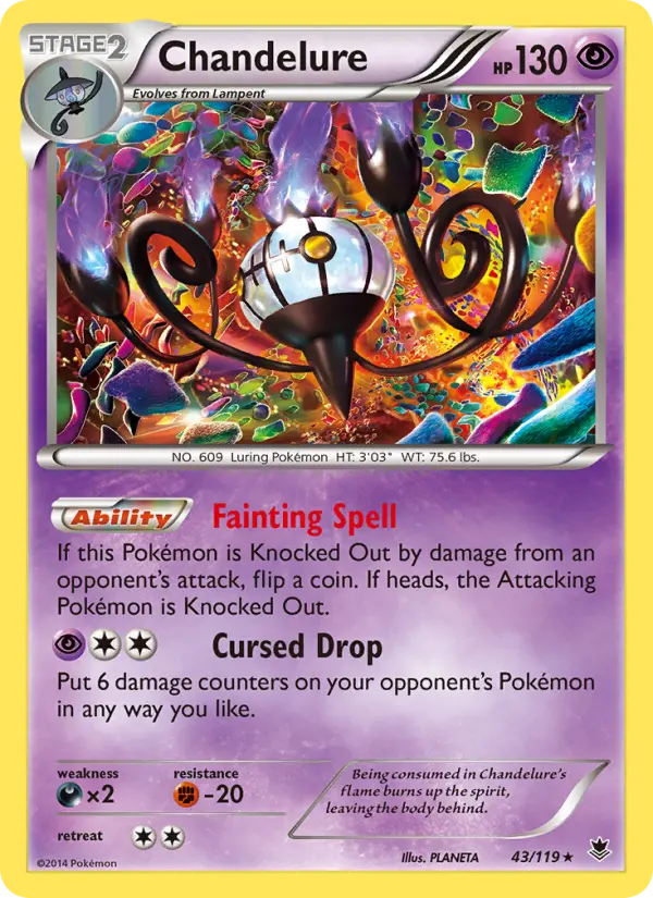 Chandelure (#43) — PHF 043